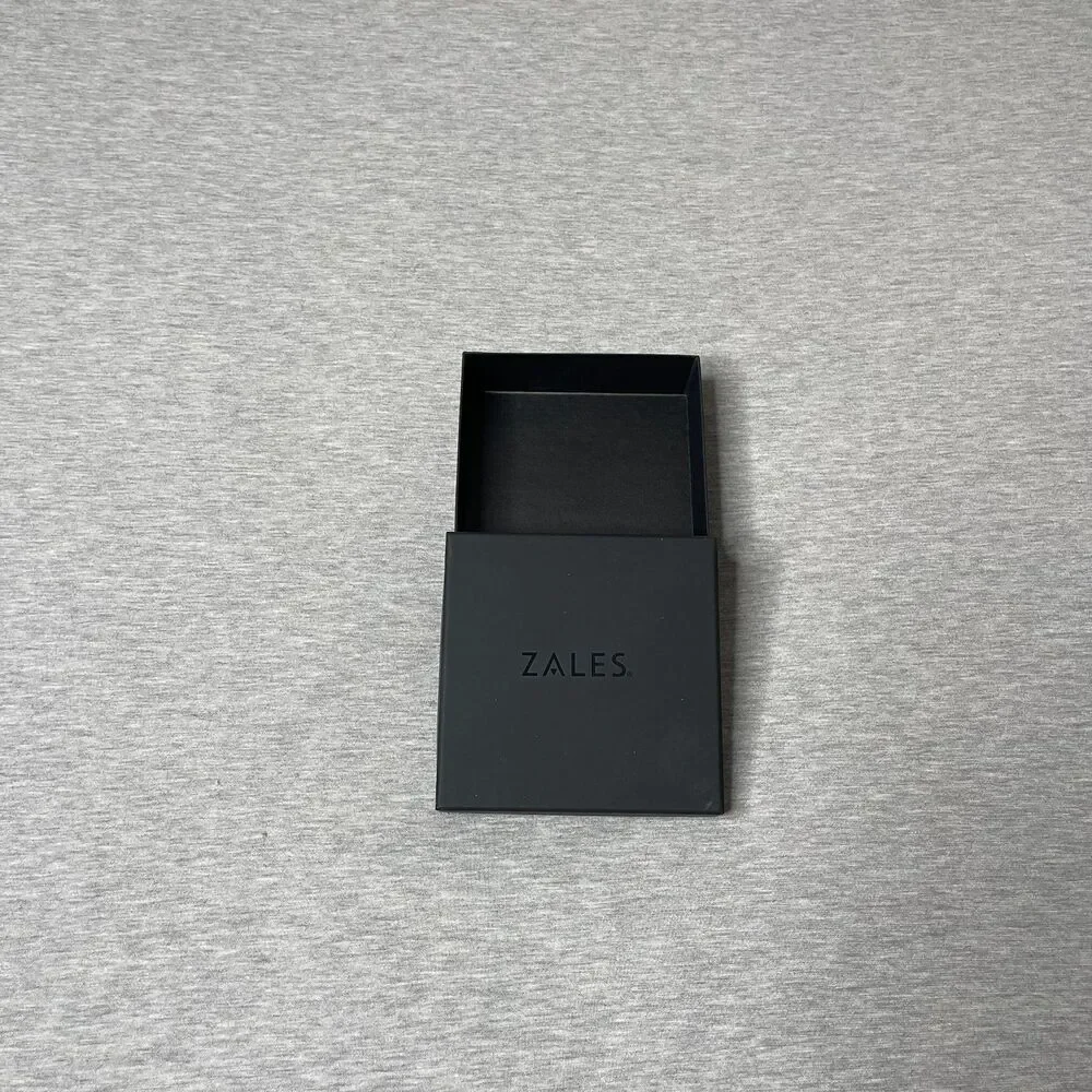 Zales Black 5”x5” Jewelry Necklace & Bracelet Gift Box